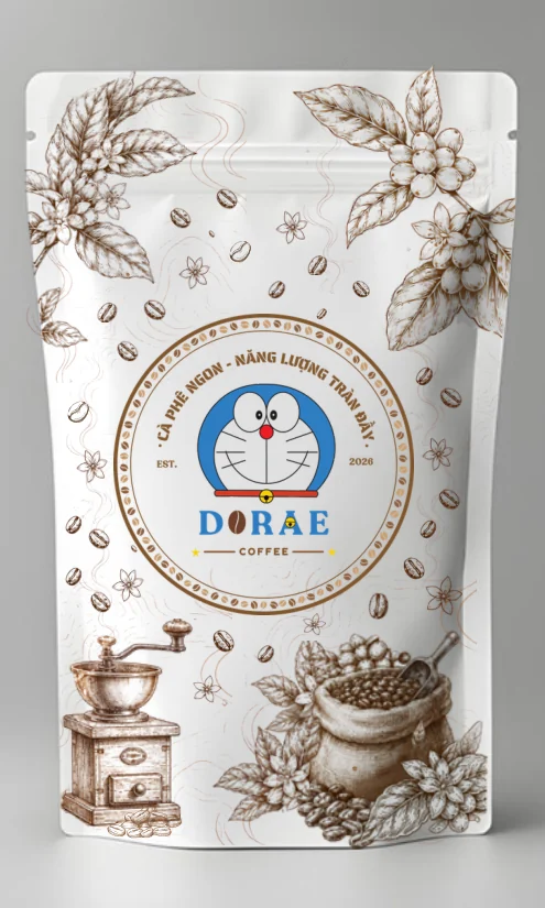 Bịch cà phê xay Doare Coffee